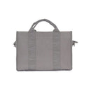 Fenn Petite Canvas – Grey – Silver Zip – Grey Strap