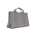 Fenn Petite Canvas – Grey – Silver Zip – Grey Strap