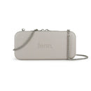 Fenn Wallets – Mushroom/ Grey – Silver Zip – Silver Chain