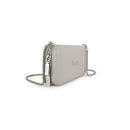 Fenn Wallets – Mushroom/ Grey – Silver Zip – Silver Chain