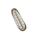 Fenn – Stone – Pattern Inner – Gold Zip – Light Stone Flat Handle