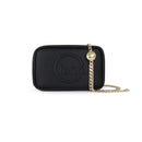 Fenn Pouch – Black – Gold Chain