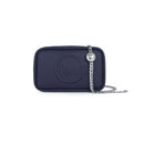 Fenn Pouch – Navy – Silver Chain