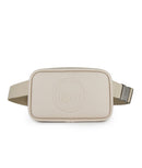 Fenn Pouch Canvas Strap –Oatmeal – Silver Trim