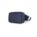 Fenn Pouch Canvas Strap – Navy – Silver Trim