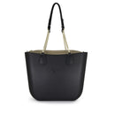 Fenn Original Collection – Black – Stone Inner – Gold Zip – Black/ Gold Chain
