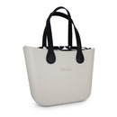 Fenn Original Collection – Mushroom – Pattern Inner – Silver Zip – Black Flat Handle
