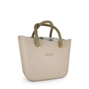 Fenn Original Collection – Sand – Pattern Inner – Gold Zip – Beige Rope
