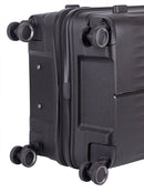 Cellini Xpedition Medium 4 Wheel Trolley Trunk Black