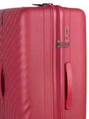 Cellini Xpedition Large Volume 4 Wheel Trolley Trunk Red