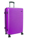 Voyager Mahe Large 4 Wheel Trolley Case Purple