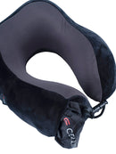Cellini Accessories Roll-Up Memory Foam Travel Pillow Black