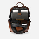 Brando James X Pocket Backpack Brown