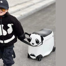 Evolution Panda Ride-On Trolley Suitcase Pink