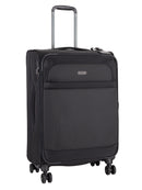 Cellini Microlite S Medium 4 Wheel Trolley Case Black
