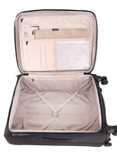 Cellini Microlite S Medium 4 Wheel Trolley Case Black