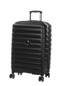 Delsey Shadow 5.0 82cm 4DW Trolley Case Black