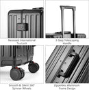 Evolution Aluminum Carry On Luggage Grey