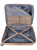 Cellini Qwest Medium 4 Wheel Trolley Case Rock Brown