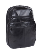 Cellini Infiniti Multipocket Leather Backpack Black