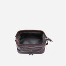 Brando Kudu Genuine Leather Wash Bag , Brown