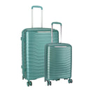 Cellini Aerotech 2 Piece Large Travel Sets Metallic Green