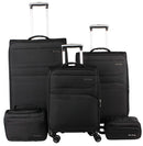 Pierre Cardin Lyon Ultralight 5 Piece Set Black
