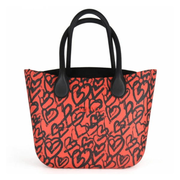 Fenn Large Tote Tangerine Red Heart – Saleys Travel Goods