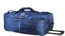 Pierre Cardin 79cm Large Duffel Bag On Wheels with Backpack Straps Navy