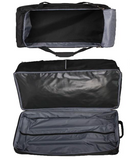 Pierre Cardin 56cm Double Decker Duffel Bag On Wheels Black