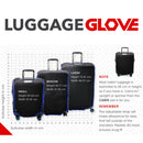 Luggage Glove Diamond Mesh Medium Silver