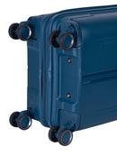 Cellini Xpedition 4 Wheel Carry On Trunk Navy