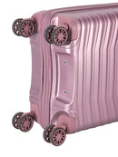 Cellini Aerotech 3 Piece Travel Sets Metallic Pink + FREE Large & medium Plastic luggage protector cover