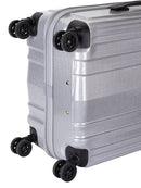 Cellini Compolite Medium 4 Wheel Trolley Case Silver
