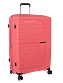 Cellini Starlite Medium 65cm 4 Wheel Trolley Case Salmon