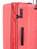 Cellini Starlite Medium 65cm 4 Wheel Trolley Case Salmon