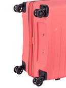 Cellini Starlite Medium 65cm 4 Wheel Trolley Case Salmon