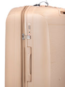 Cellini Qwest Large 4 Wheel Trolley Case Rock Brown