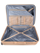 Cellini Qwest Large 4 Wheel Trolley Case Rock Brown