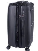 Cellini Qwest Medium 4 Wheel Trolley Case Black