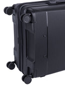 Cellini Qwest Medium 4 Wheel Trolley Case Black