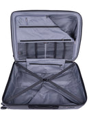 Cellini Qwest Medium 4 Wheel Trolley Case Black