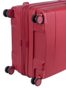 Cellini Qwest Medium 4 Wheel Trolley Case Red