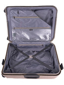 Cellini Safetech Medium 65cm 4 Wheel Trolley Case Rock Brown