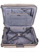 Cellini Safetech 4 Wheel 55cm Carry On Trolley Rock Brown