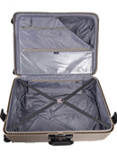 Cellini Safetech Large 75cm 4 Wheel Trolley Case Rock Brown