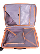 Cellini Starlite Large 75cm 4 Wheel Trolley Case Peach Fuzz