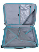 Cellini Starlite Medium 65cm 4 Wheel Trolley Case Blue