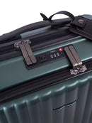 Cellini Tri Pak 4 Wheel Carry On Trolley Green