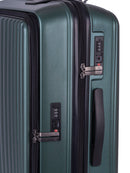 Cellini Tri Pak Medium 4 Wheel Trolley Case Green